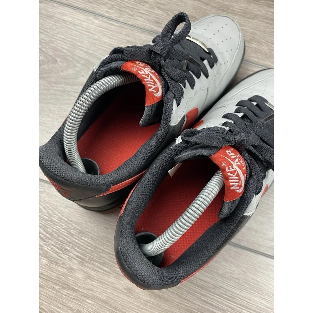 Nike Air Force 1 Low Grey Red Black‎ Mens 7.5 315122-062